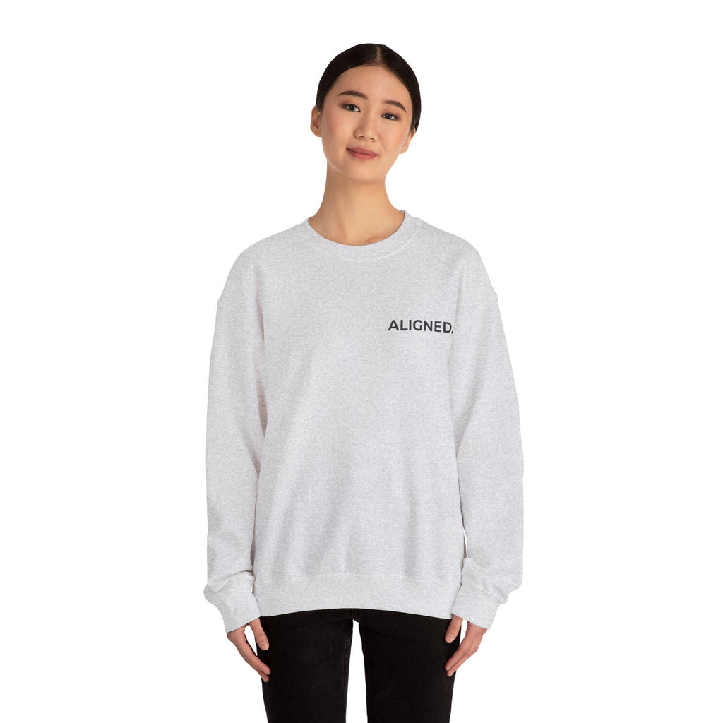 Aligned Sweatshirt | Minimalist Unisex Hoodie