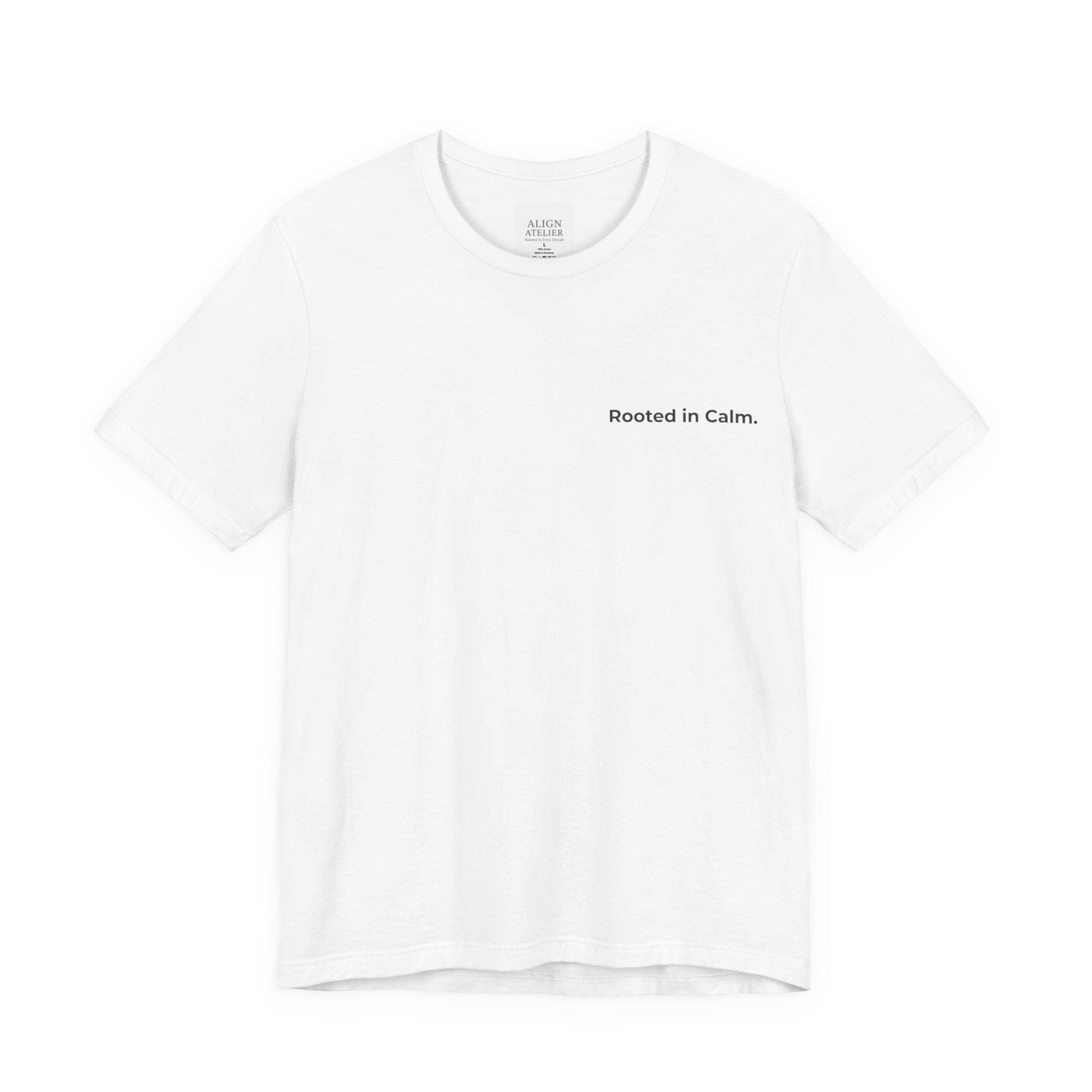 Minimalist Cotton Blend T-Shirt - Rooted in Calm Design