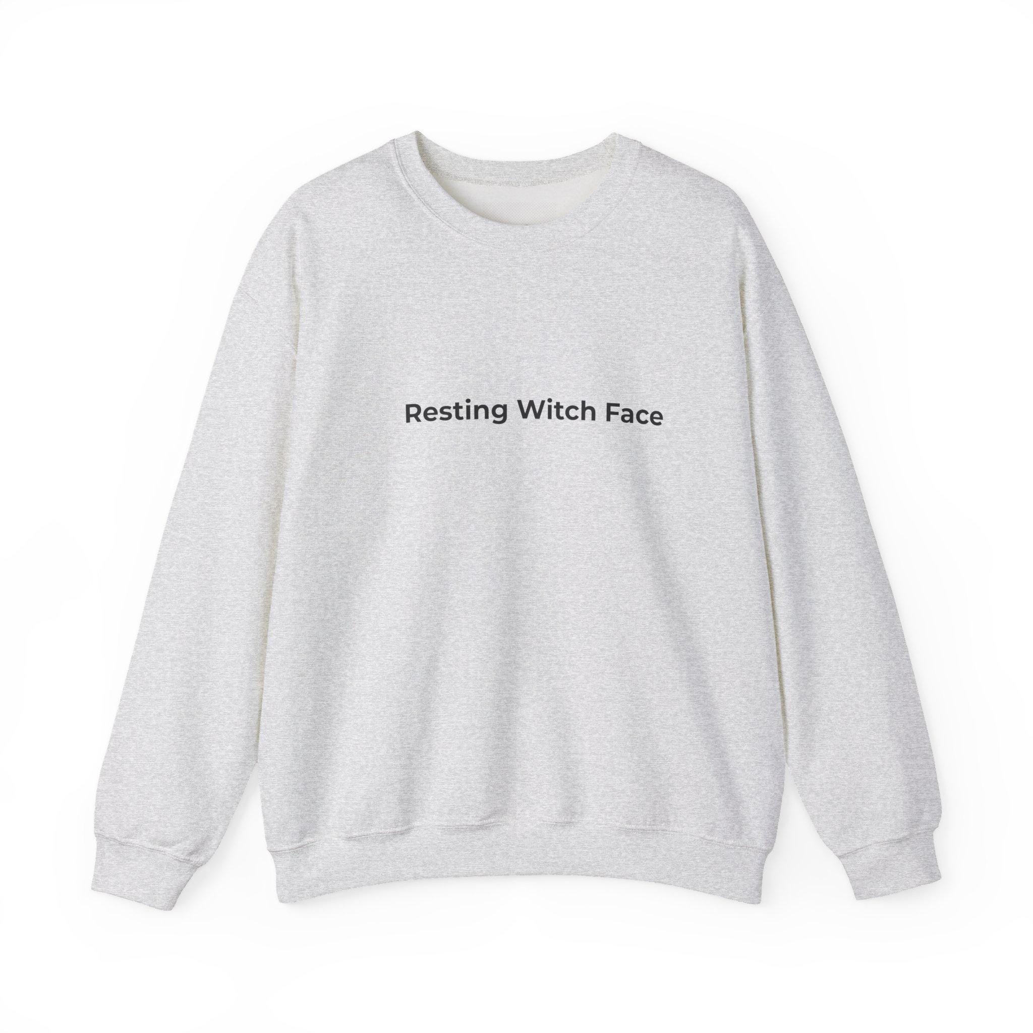 Resting Witch Face Sweatshirt | Unisex Cozy Fall Fashion