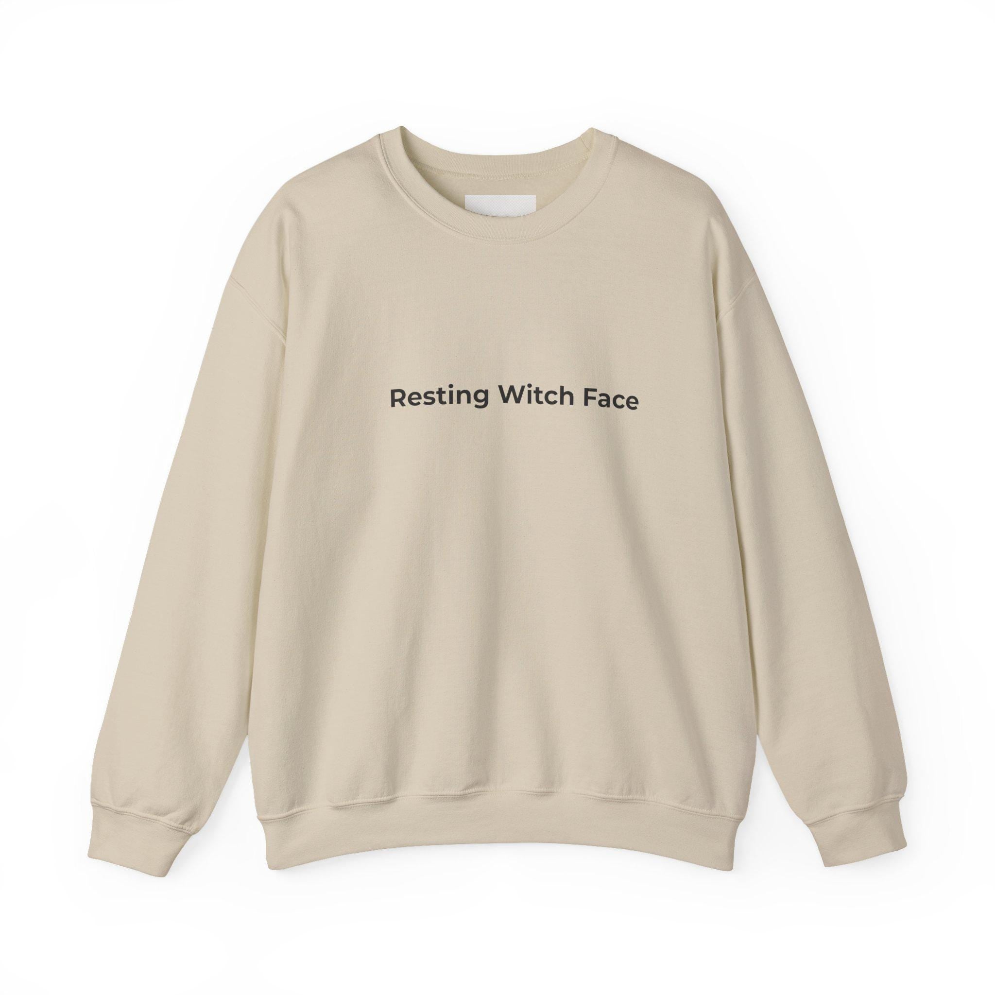 Resting Witch Face Sweatshirt | Unisex Cozy Fall Fashion