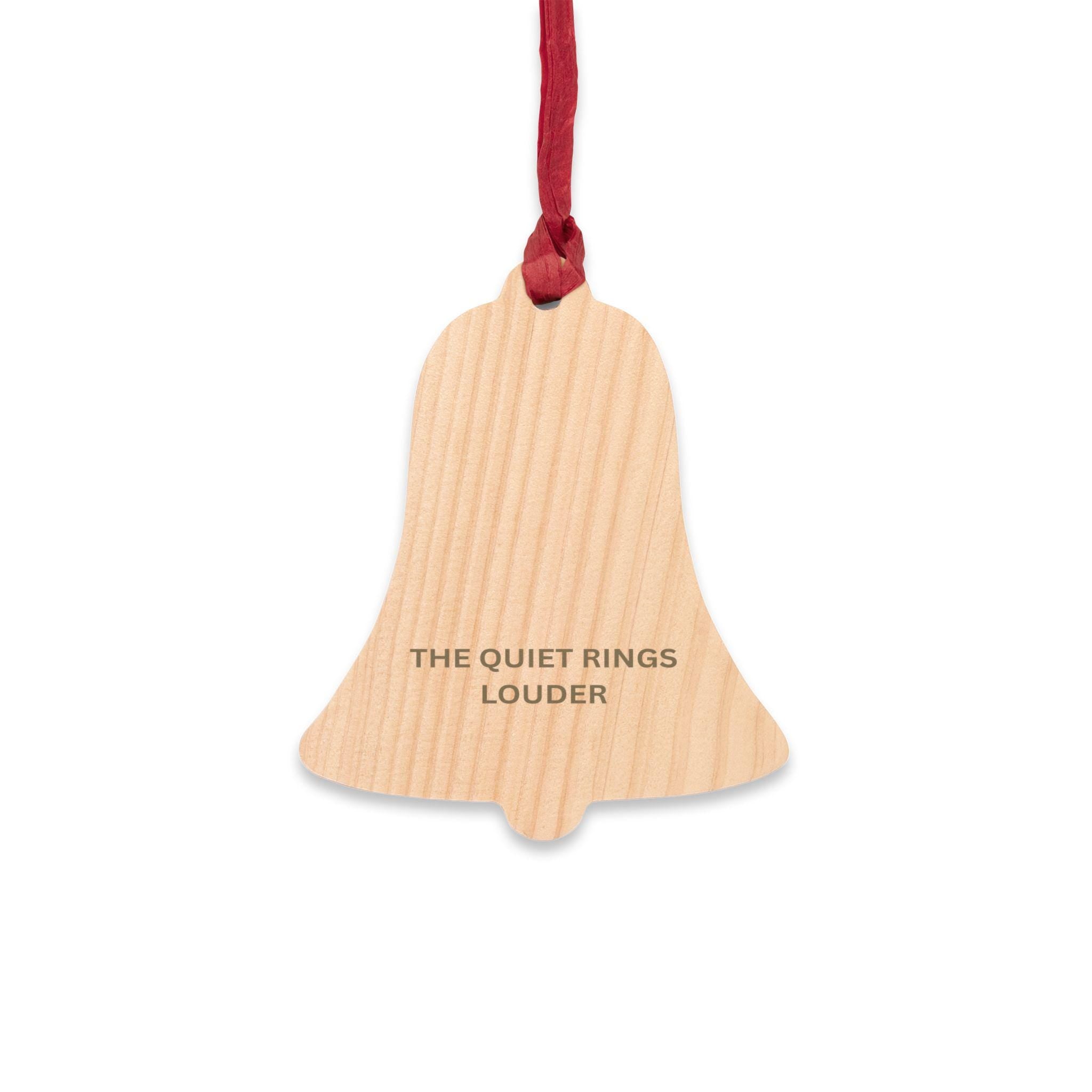 Handcrafted Wooden Christmas Ornament: Rustic Holiday Decor